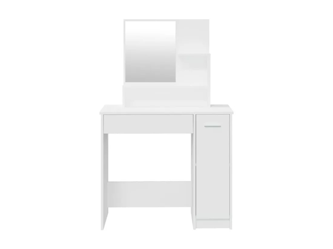 Coiffeuse avec miroir 86,5 blanche 86.5 x 35 x 136 cm 02_0006309