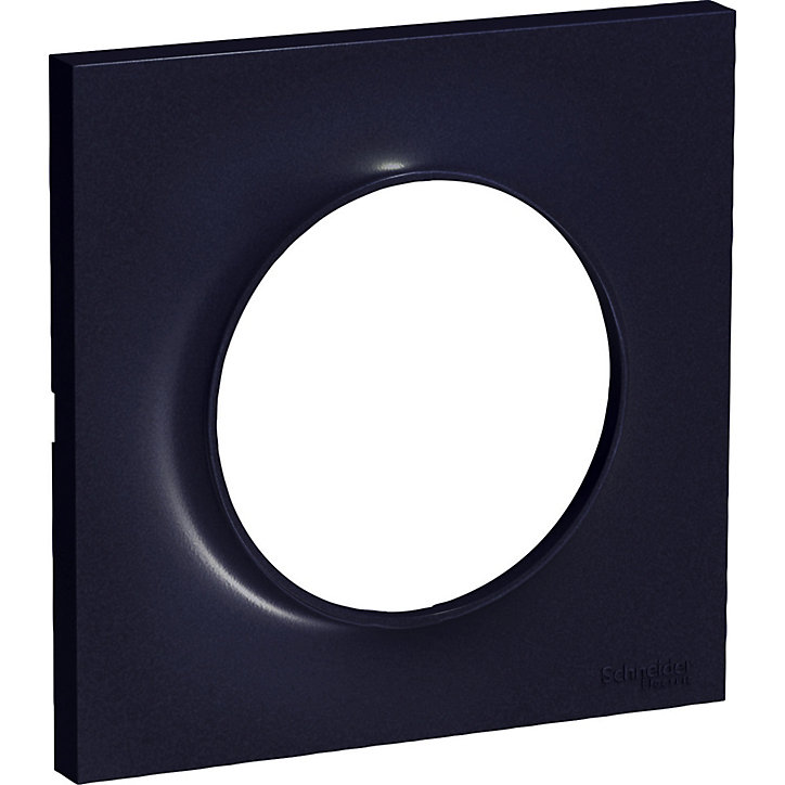 Plaque de finition simple Schneider Electric Odace Styl gris anthracite