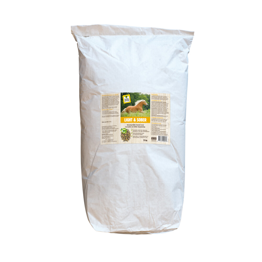 VITALstyle Paardenmuesli Light & Sober 15 kg