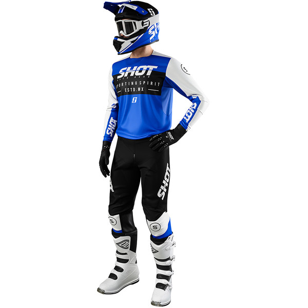 Shot - Pantalon Contact Spirit Noir / Bleu