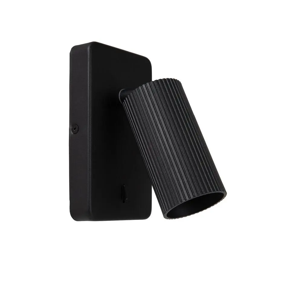 Lucide CLUBS Bedlamp - Zwart