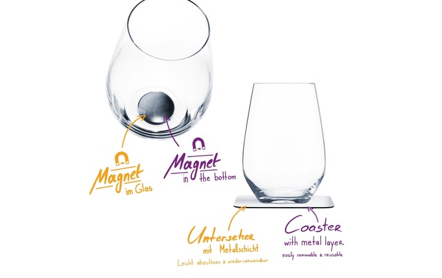 silwy MAGNETIC SYSTEM Longdrinkglas »Kristal«