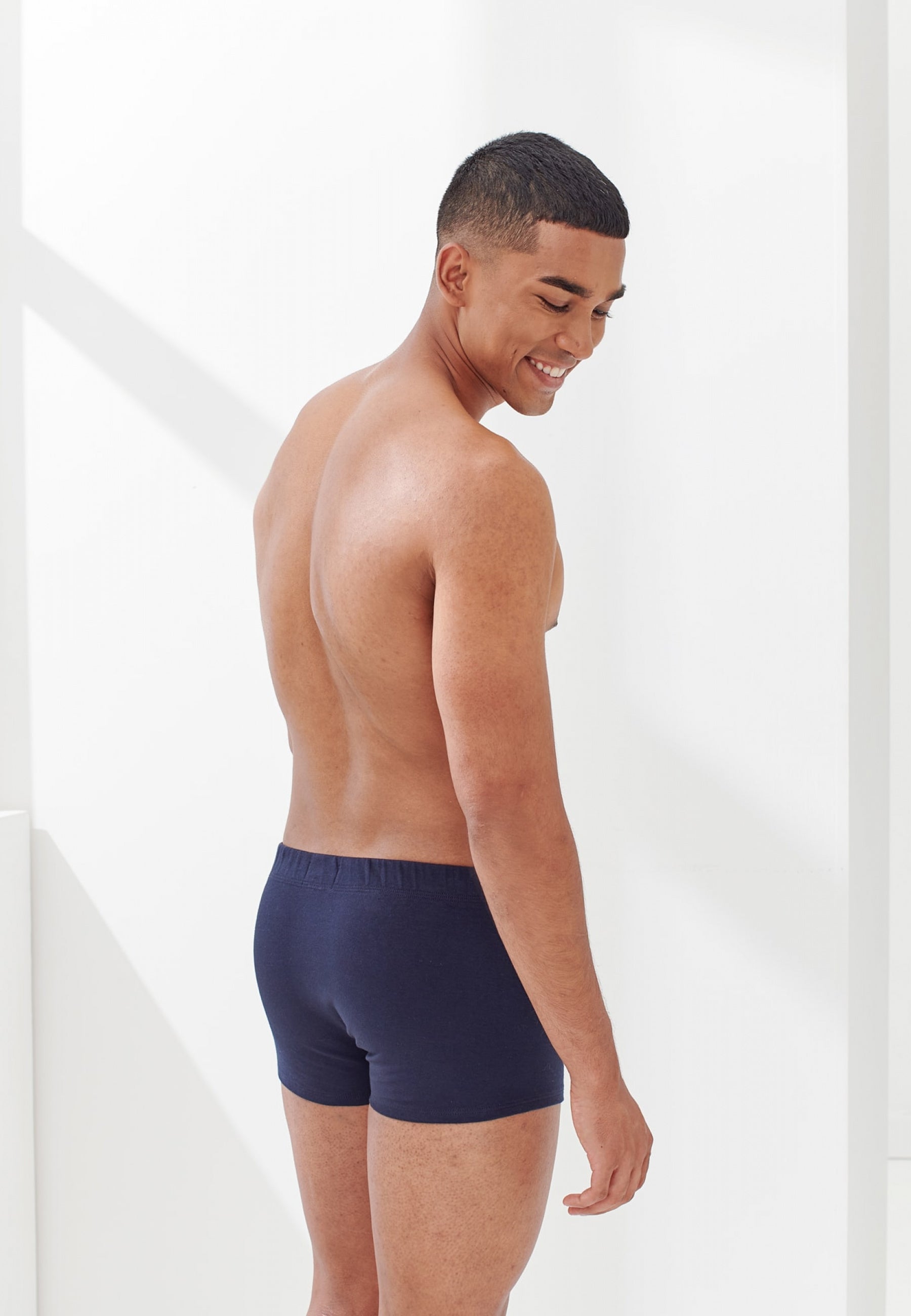 Boxer en coton milano-Maelo Marine