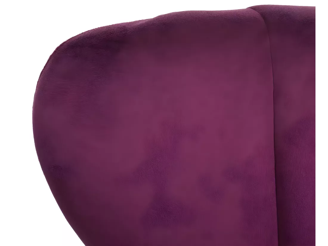 Fauteuil de salon MCW-K37, bordeaux