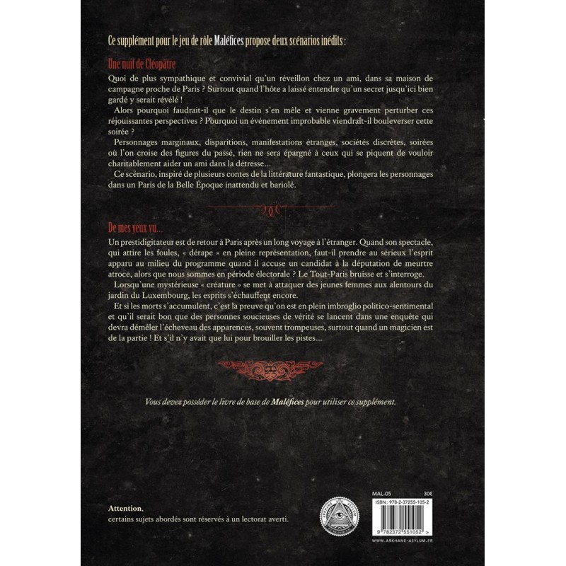Maléfices - Enquêtes Maléficieuses