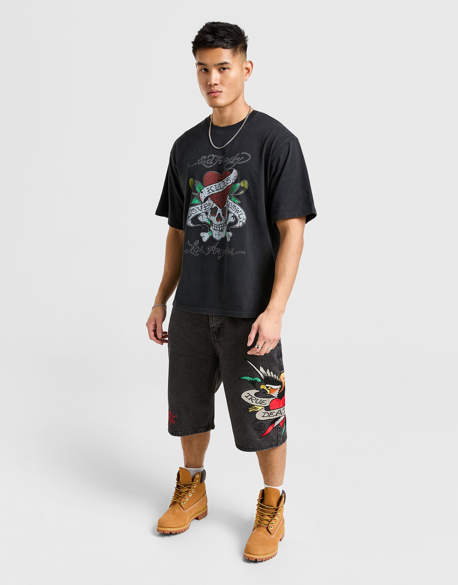 Ed Hardy Short Denim Homme