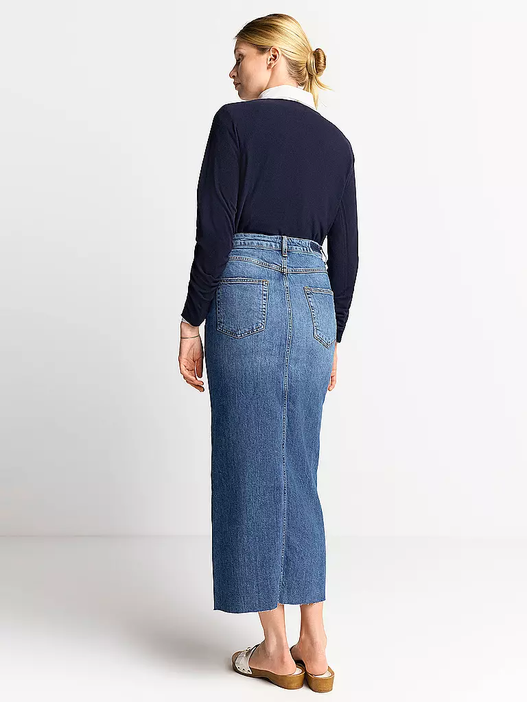 RICH & ROYAL Jeansrock blau