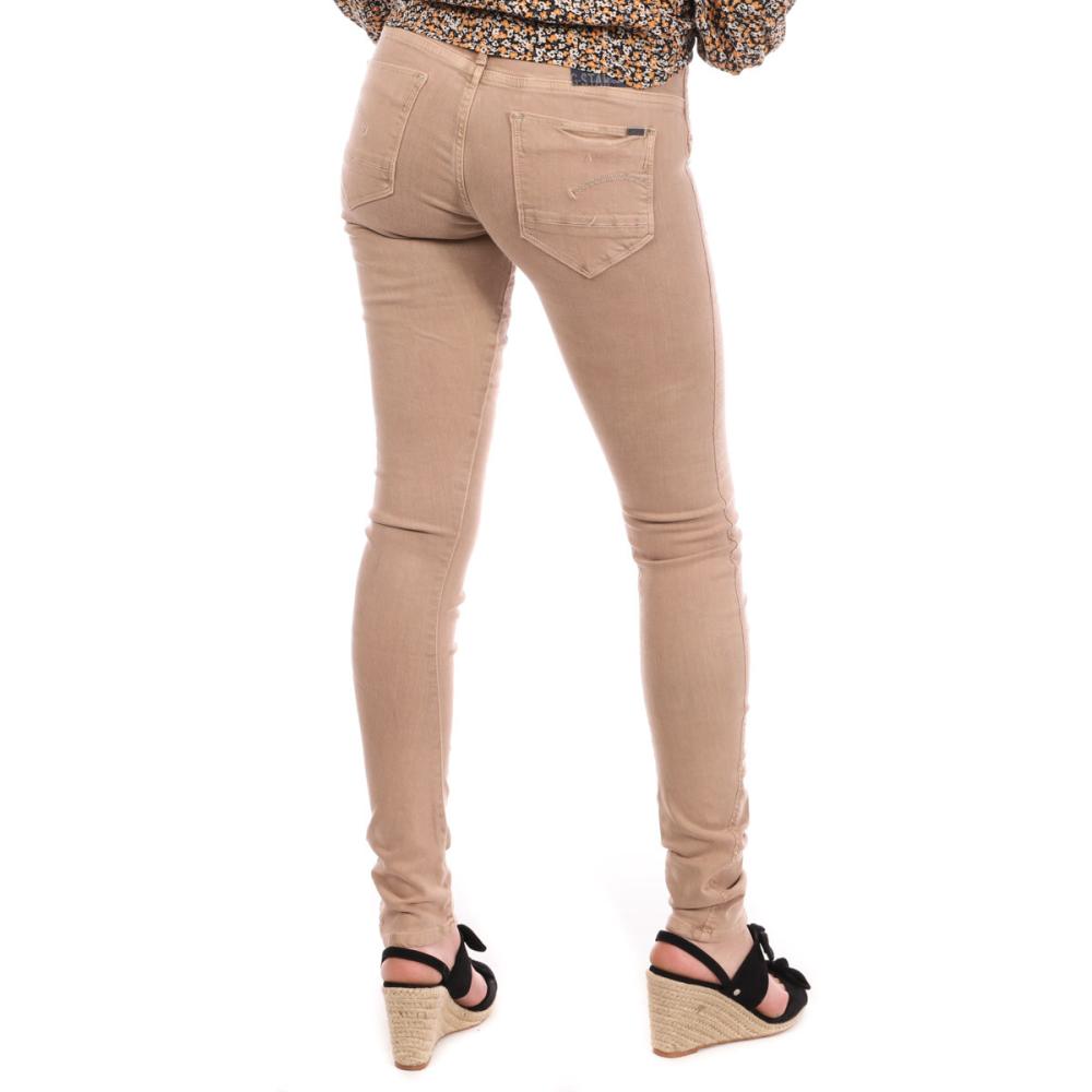 G-Star RAW Jean Skinny Beige Femme G-Star Arc 3D Super