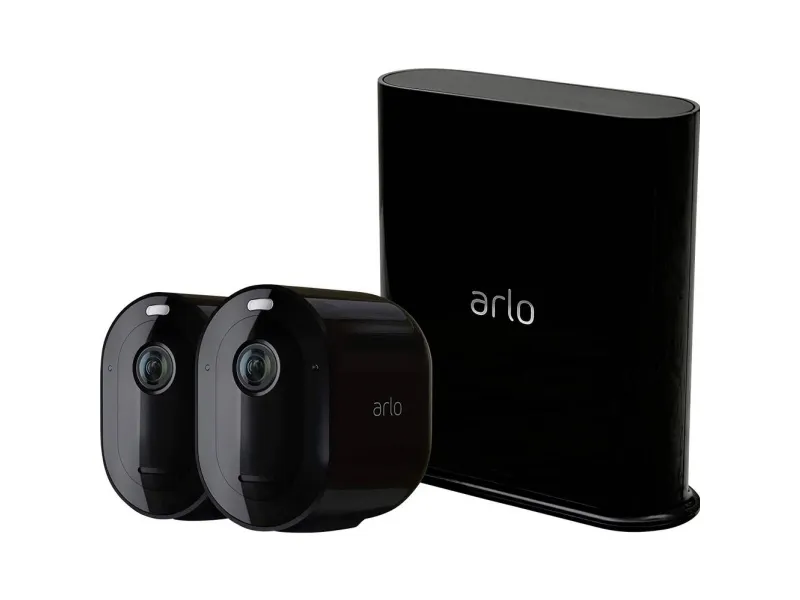 Arlo Pro 3 Wire-Free Security Camera System - Gateway   kamera(er) - trådløs (802.11b, 802.11g, 802.11n) - 2 kamera(er) - sort