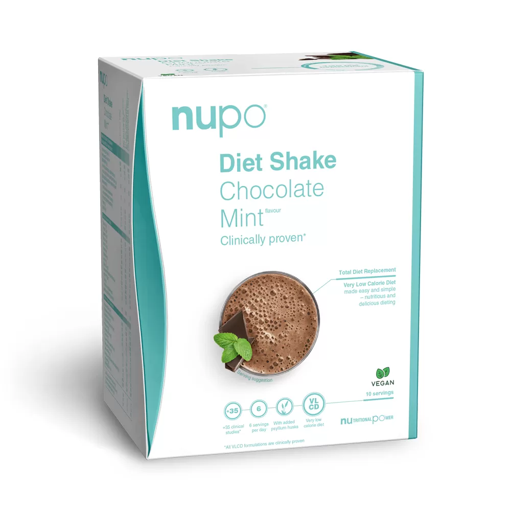 Nupo Diet Shake Chocolate Mint Vegan - 320 g.