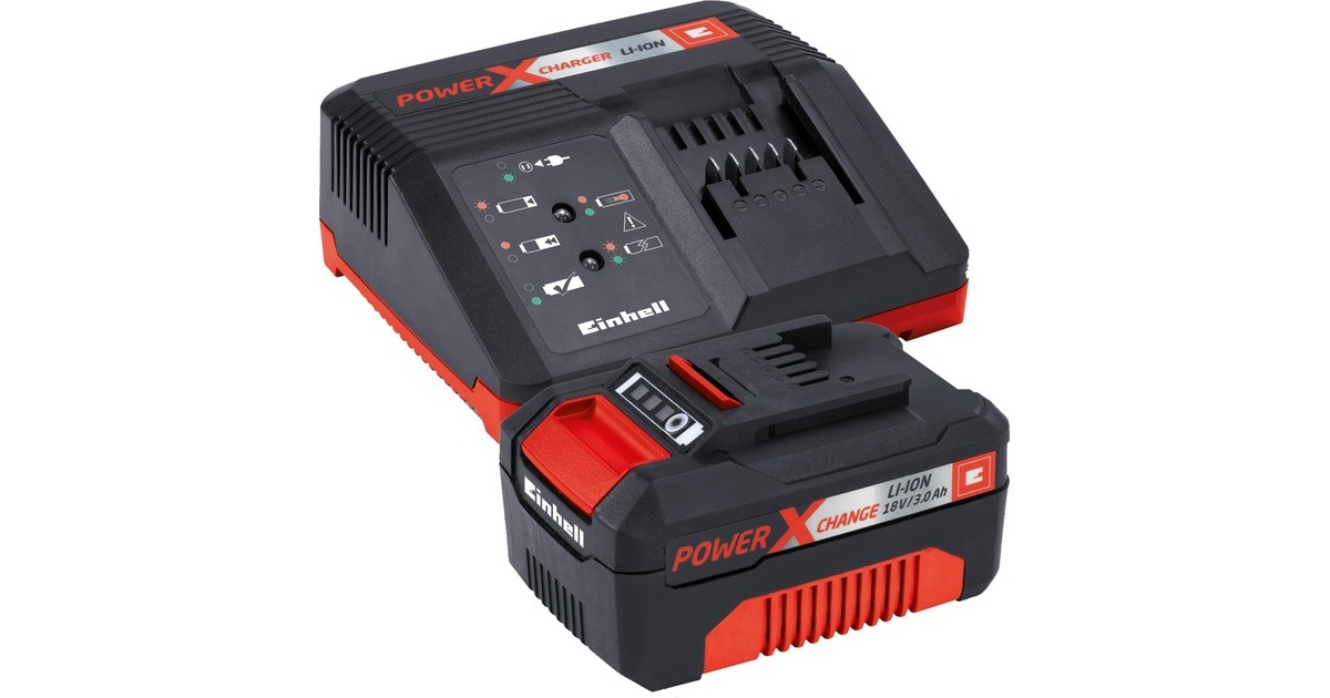 EINHELLAccu-Kettingzaag GE-LC 18 Li Kit  (Rood, Accu en oplader inbegrepen)