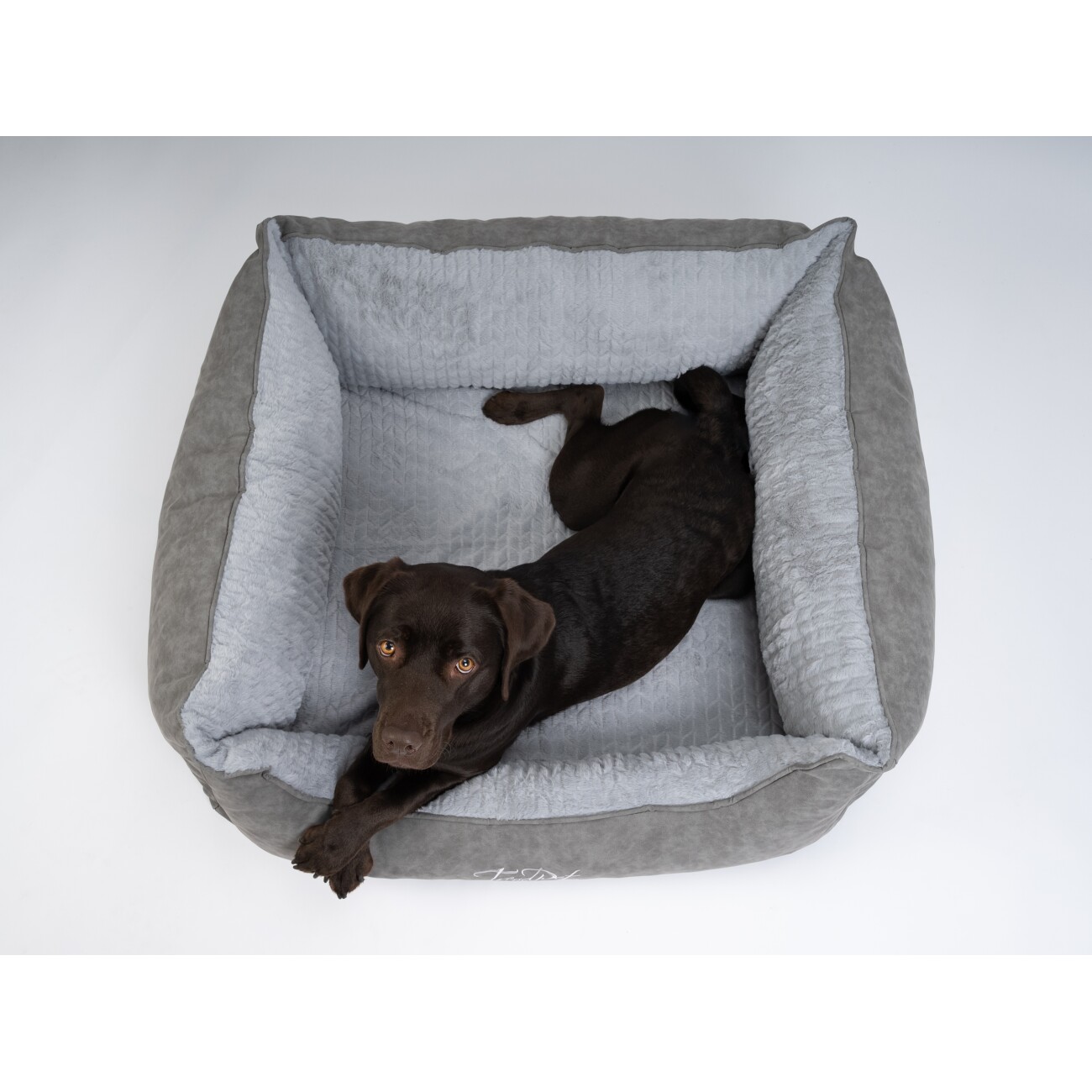 TrendPet VitaBed Style orthopädisches Hundebett grau S