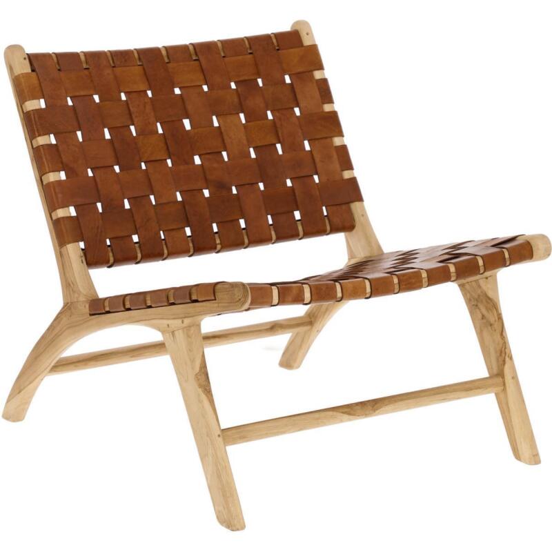 Fauteuil Calixta marron