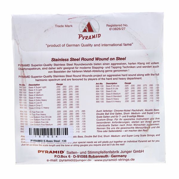 Pyramid 130 Single String bass guitar
