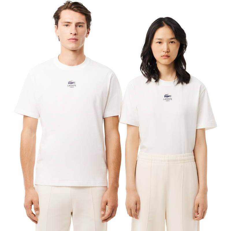 Lacoste Signature Small Print T-shirt Unisex