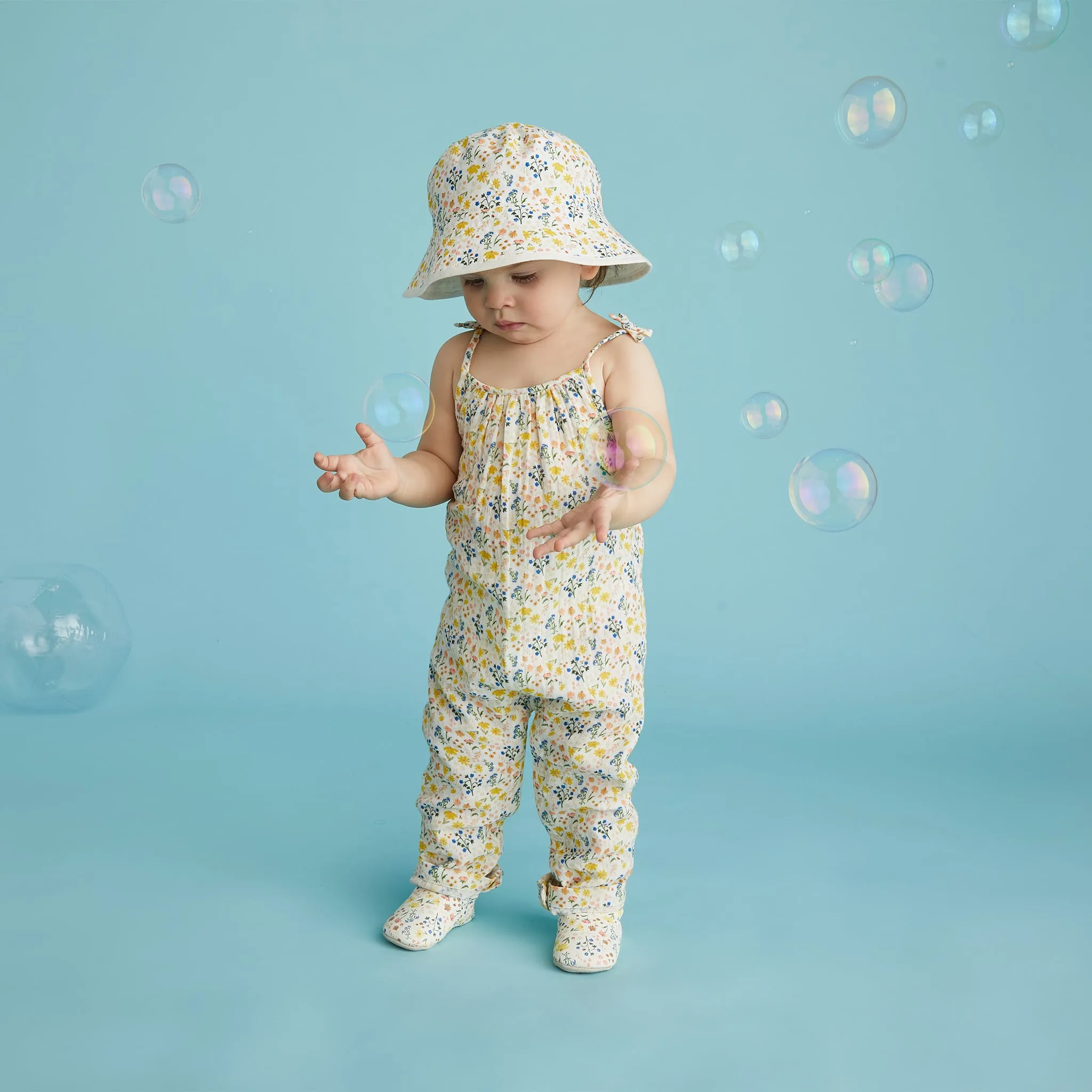 Rise Little Earthling Combinaison Fleurs 0-24mois