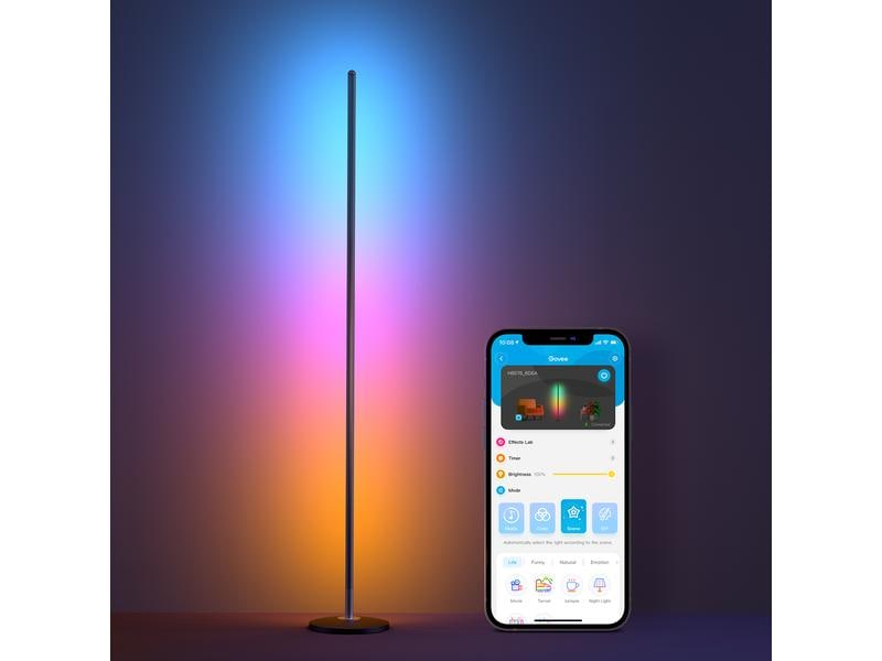 Govee Stehleuchte Smart Corner, RGBICW Eckstehlampe