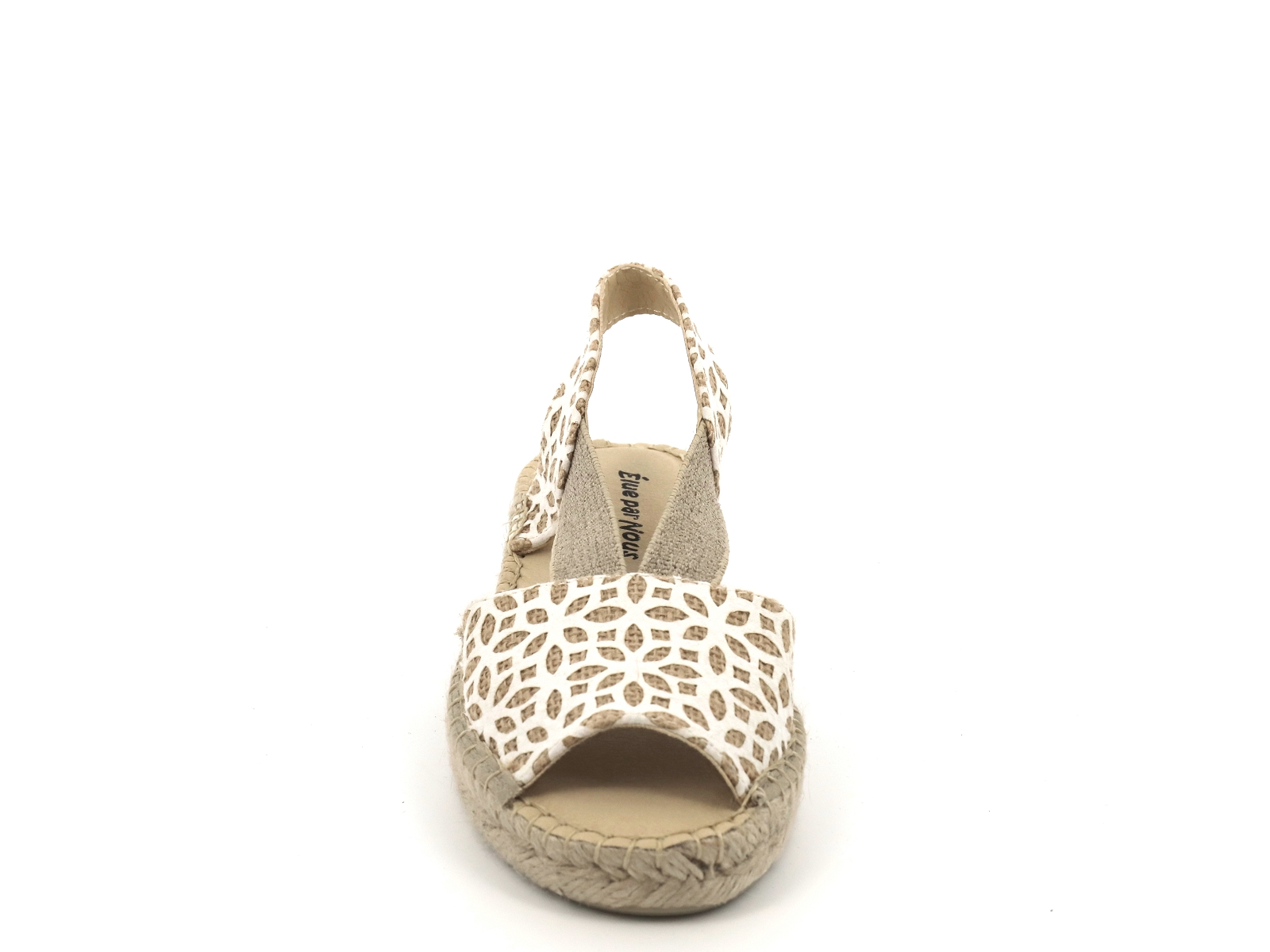 Elue par nous-JILANG Synthétique Blanc Beige