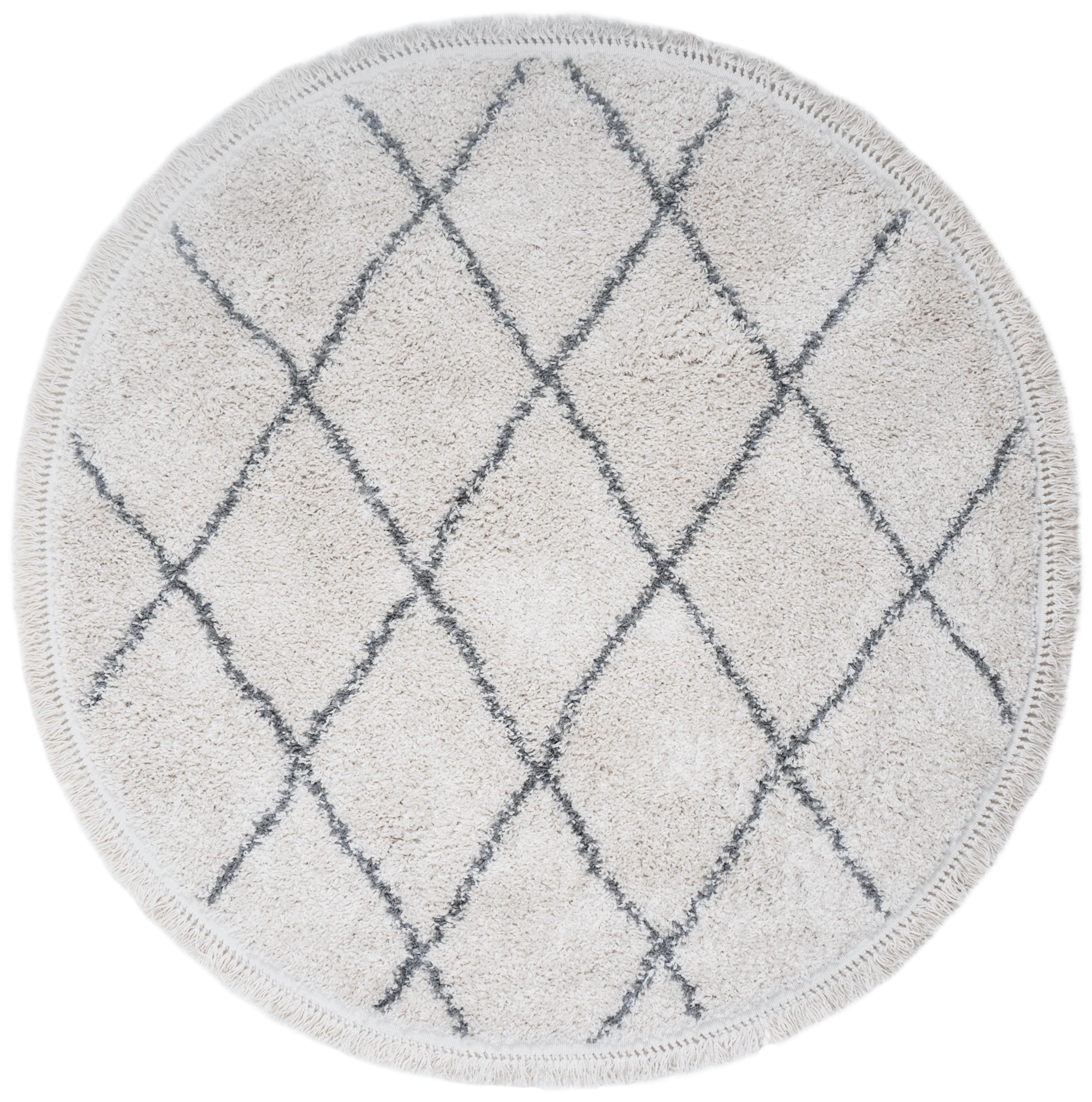 Rond vloerkleed Souk cream ø160