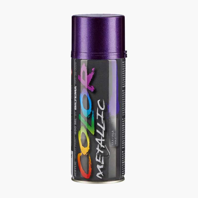 Spraymaling, metallic, lilla, 400 ml