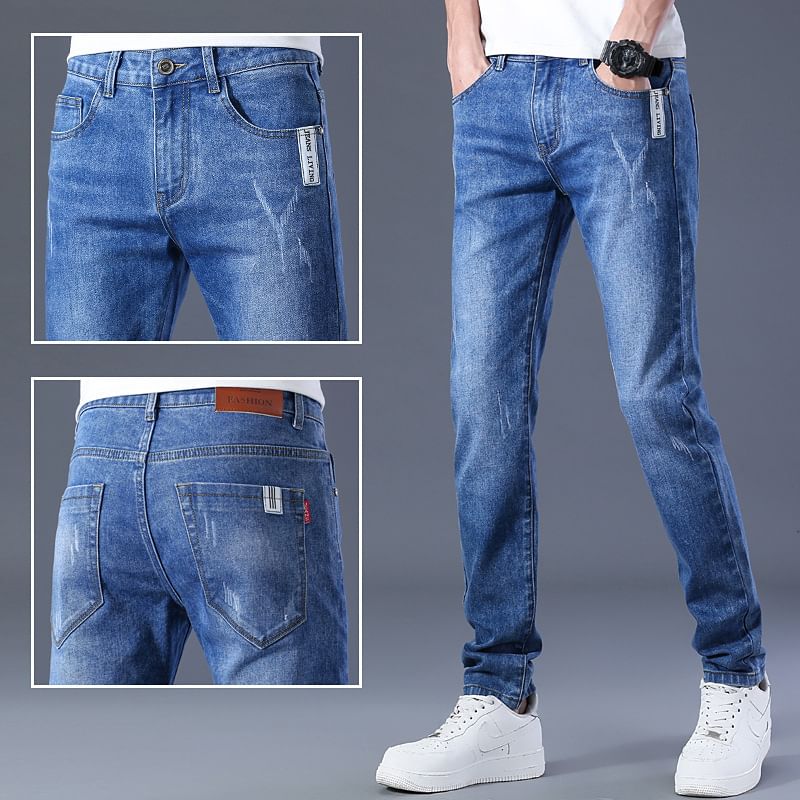 Nataro - Slim Fit Jeans met middelhoge taille