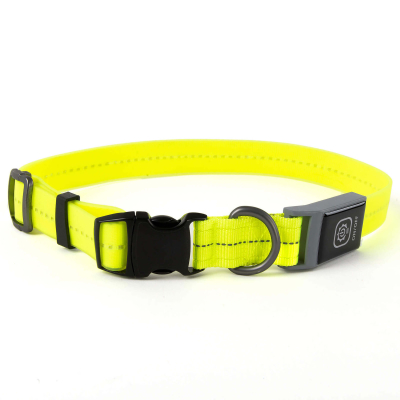 Freezack Leuchthalsband PVC für Hunde gelb
