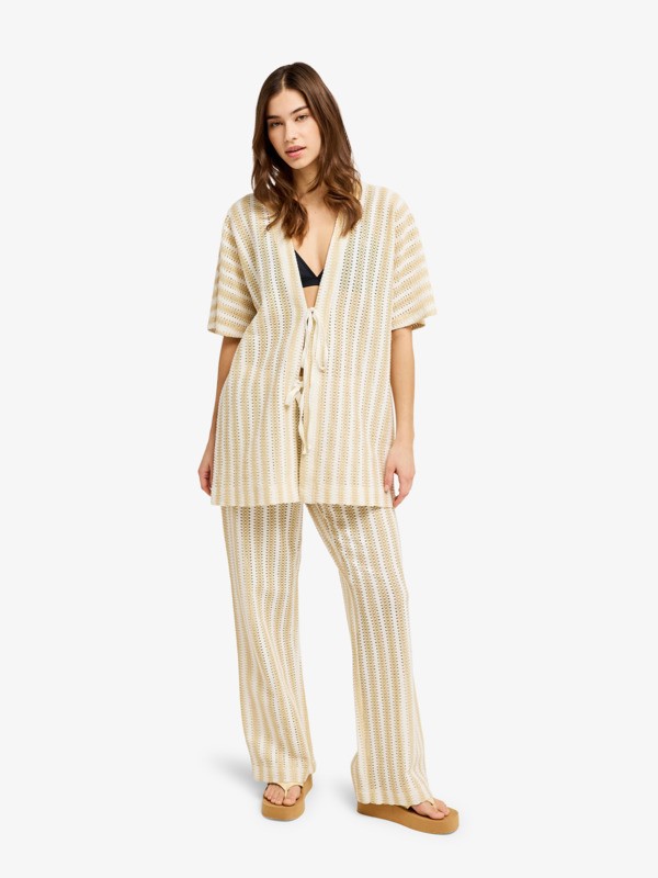 Moana Story Pantalon léger Beige Femme