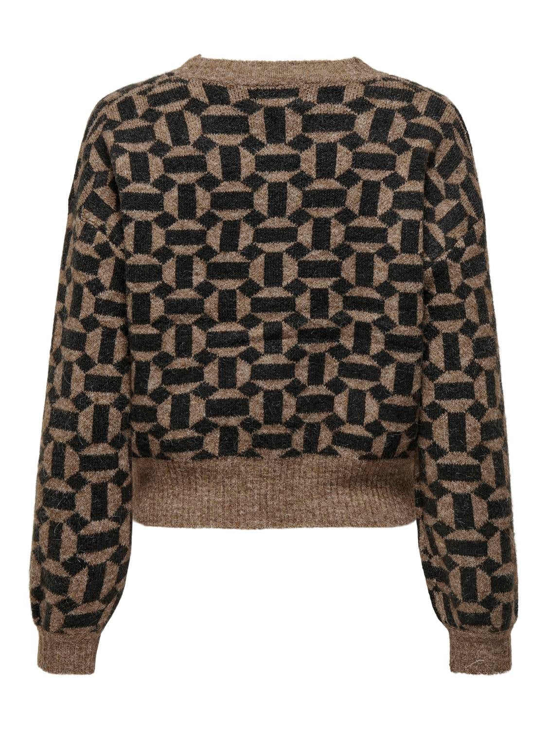 ONLGEO Strickpullover Toasted Coconut