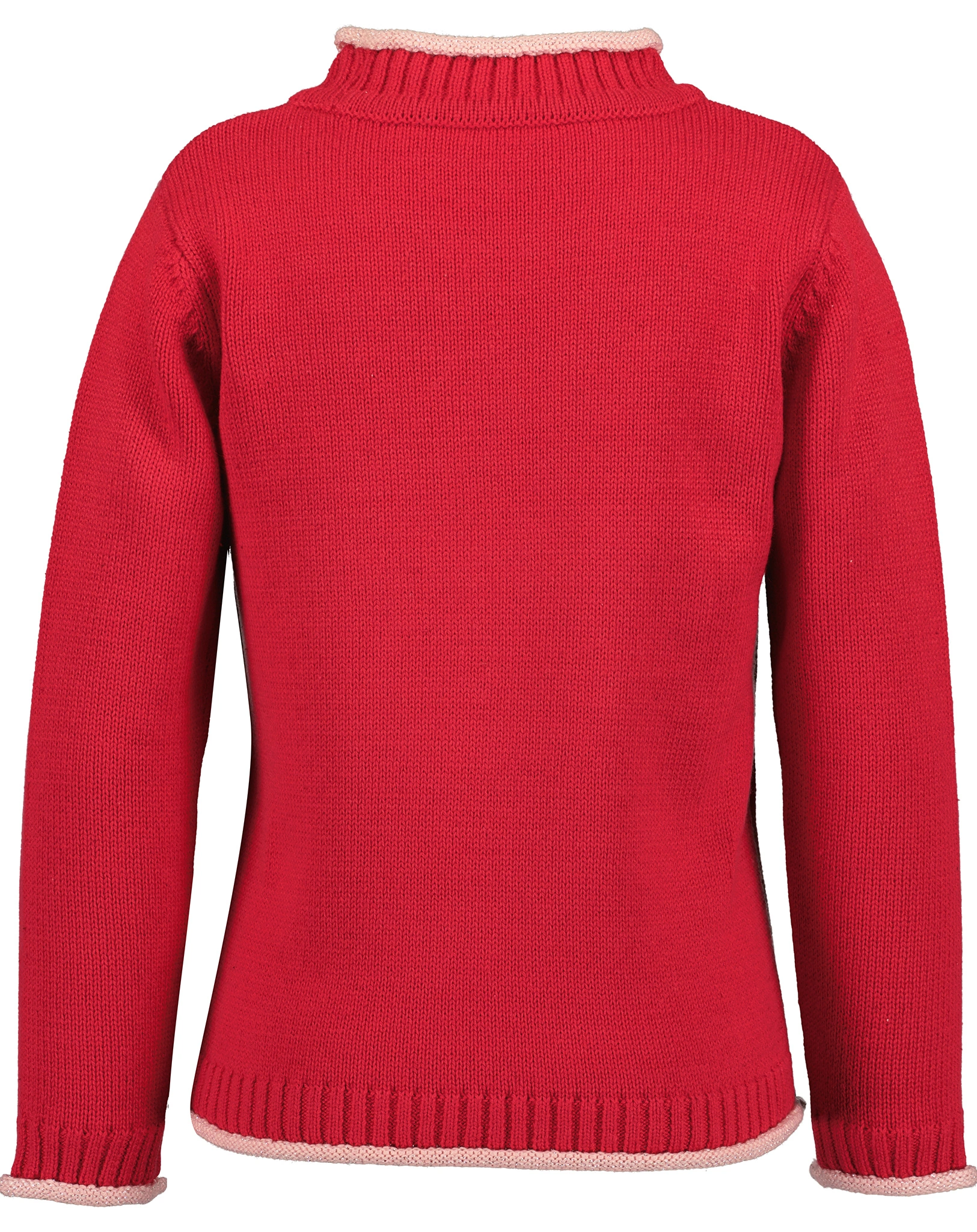 Strickpullover STRIPED STAR in rot