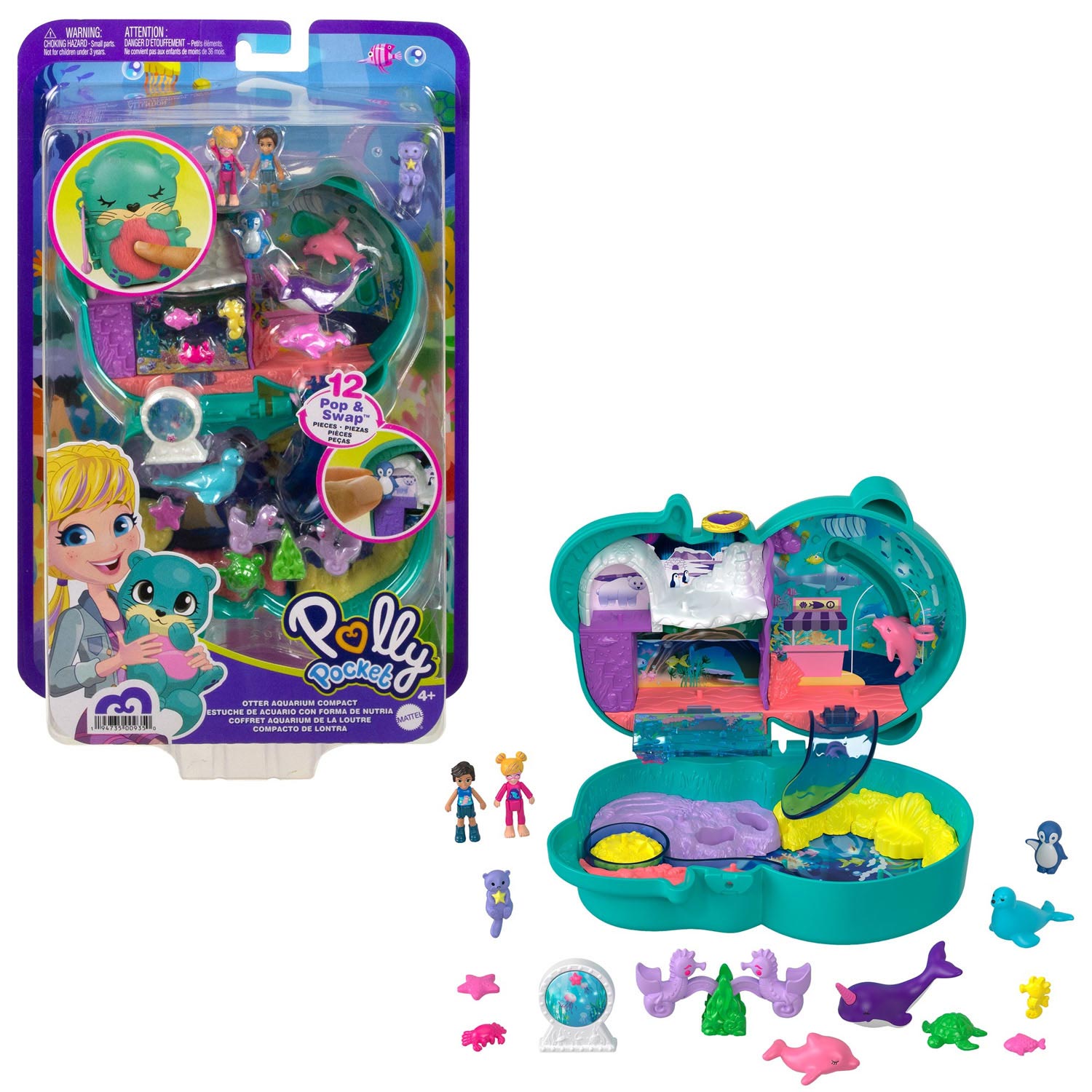 Polly Pocket Big Pocket World - Otter Aquarium
