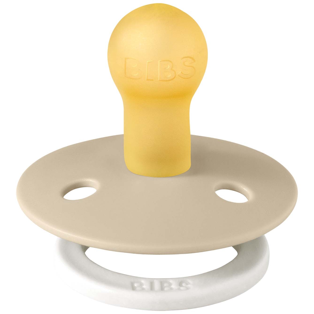 Bibs fopspeen size 2 - Glow in the dark geel