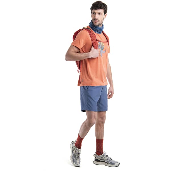 T-shirt randonnée ICEBREAKER M MERINO 150 TECH LITE III SS TEE TECH HEAD EMBER