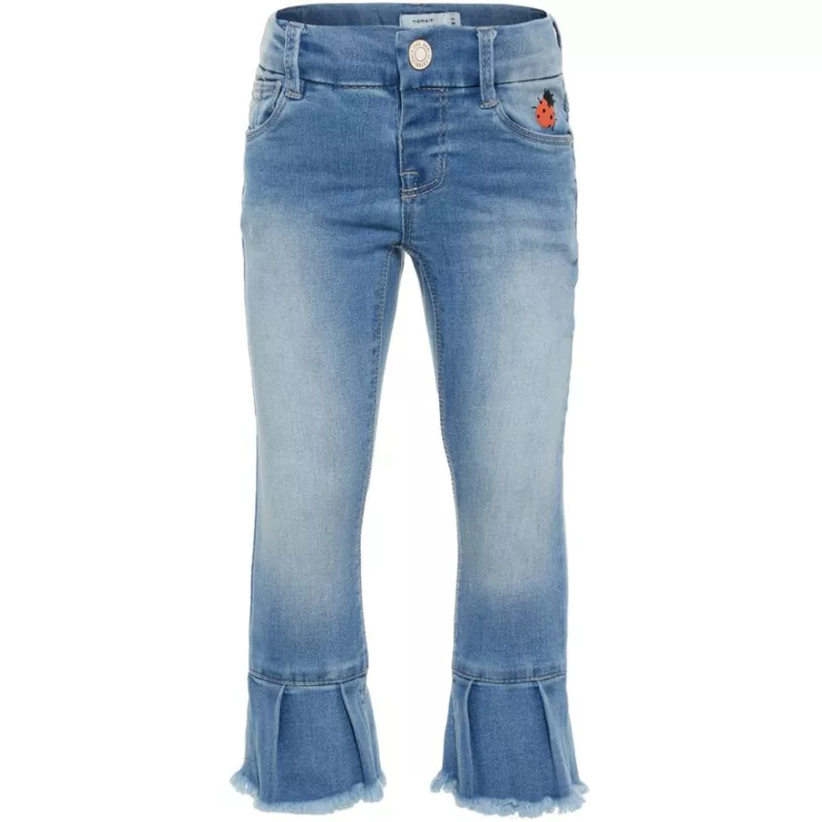 name it Girls Jeans Polly light blue denim