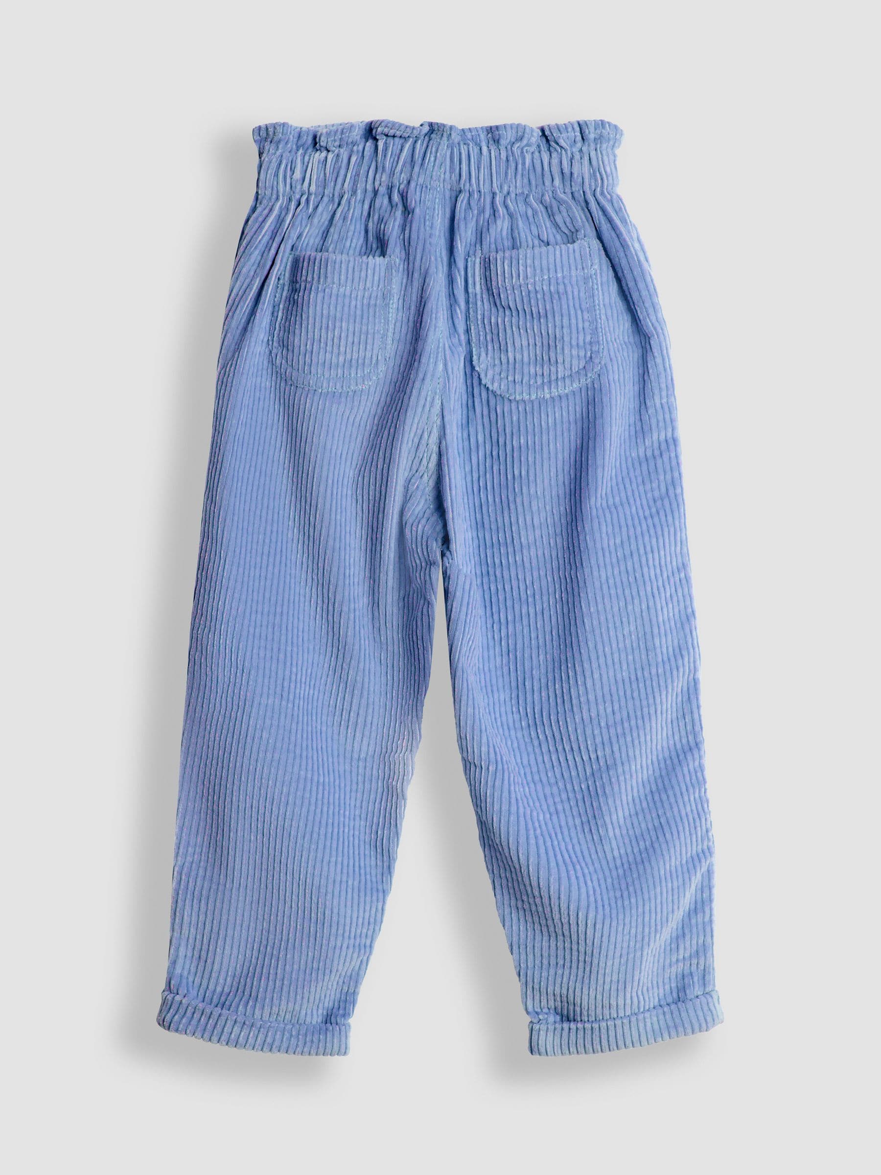 Blauw - JoJo Maman Bébé - Grove corduroy broek