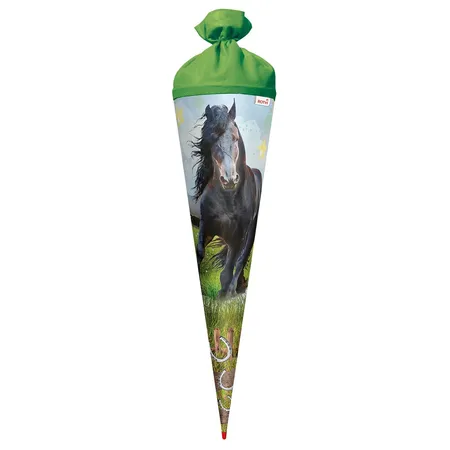 Roth Schultüte Power Horse mit Filzverschluss, 70 cm, rund