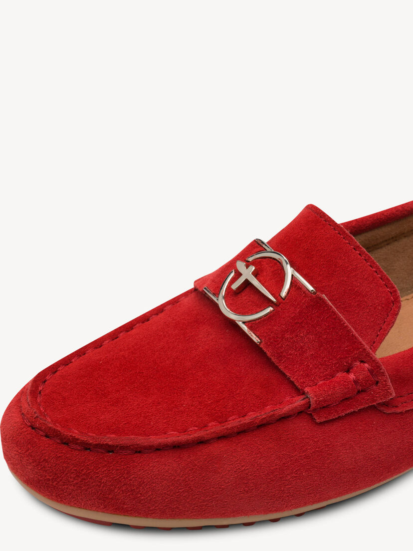 Leren Mocassin - rood