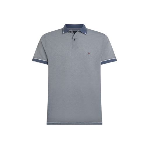 Tommy Hilfiger Monotype Oxford Collar Polo, Faded Indigo/Ecru, L