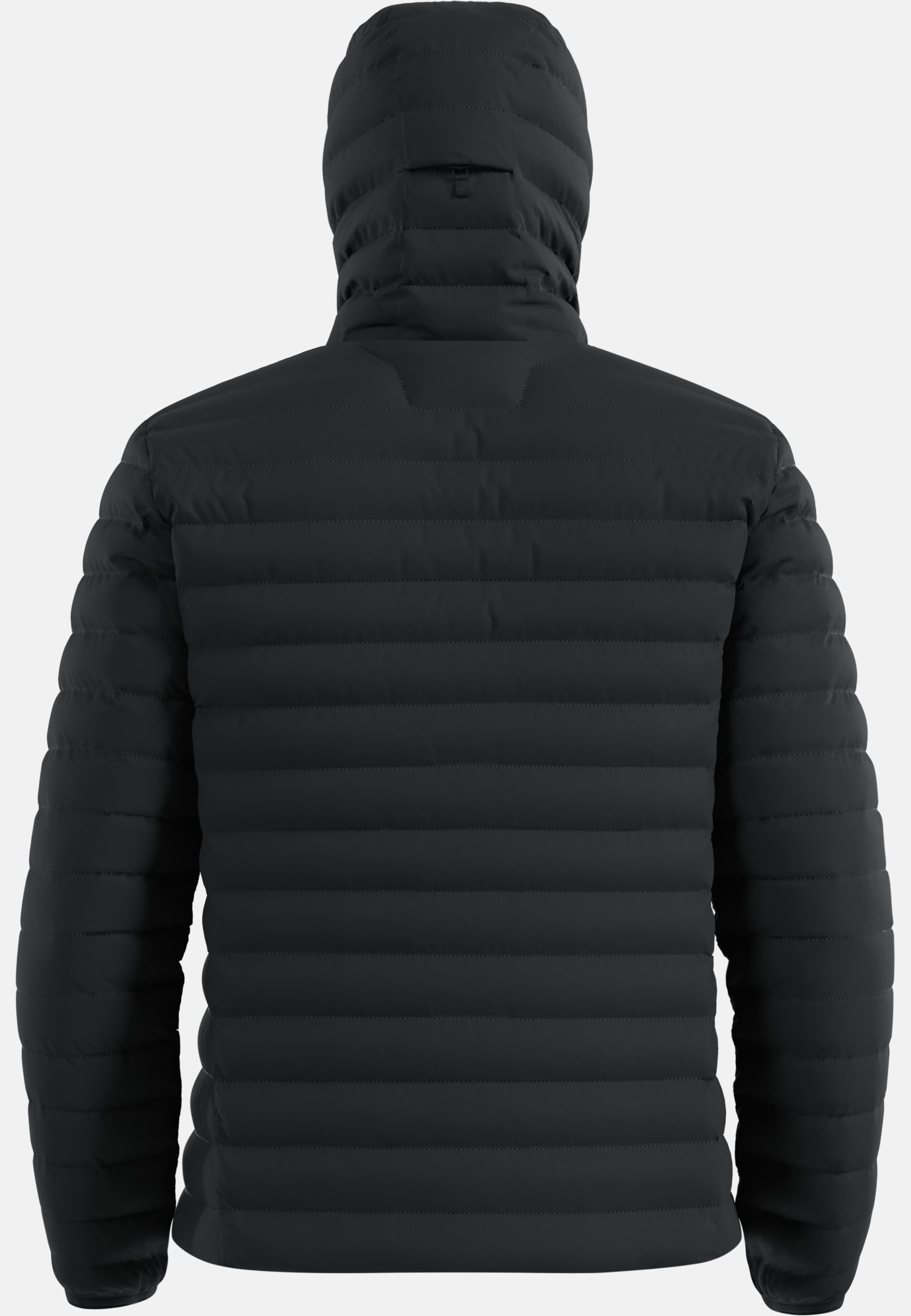 Kompakte X-Alp Daunenjacke mit Kapuze 2.0 in black