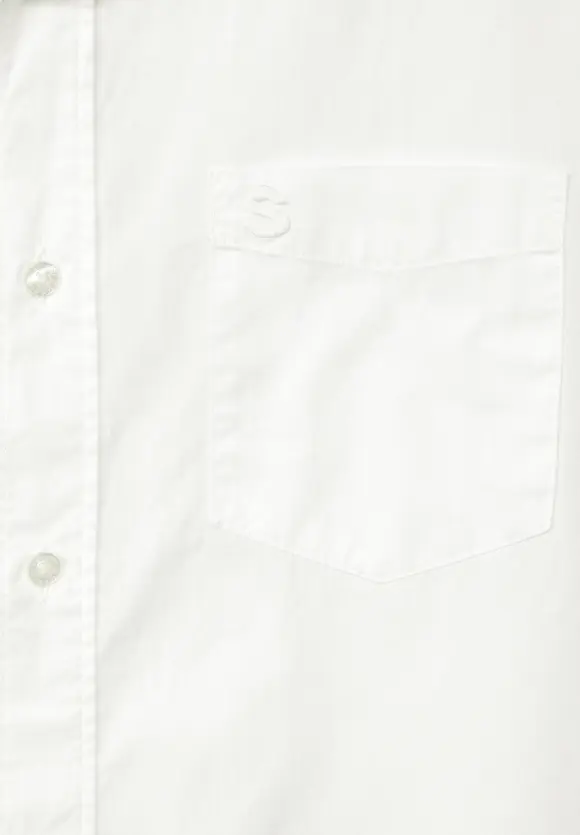 Popeline Hemd - broken white