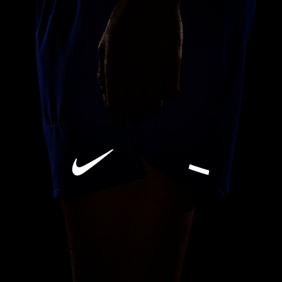 Nike Short Running Dri-FIT Stride - Bleu/Noir/Argenté