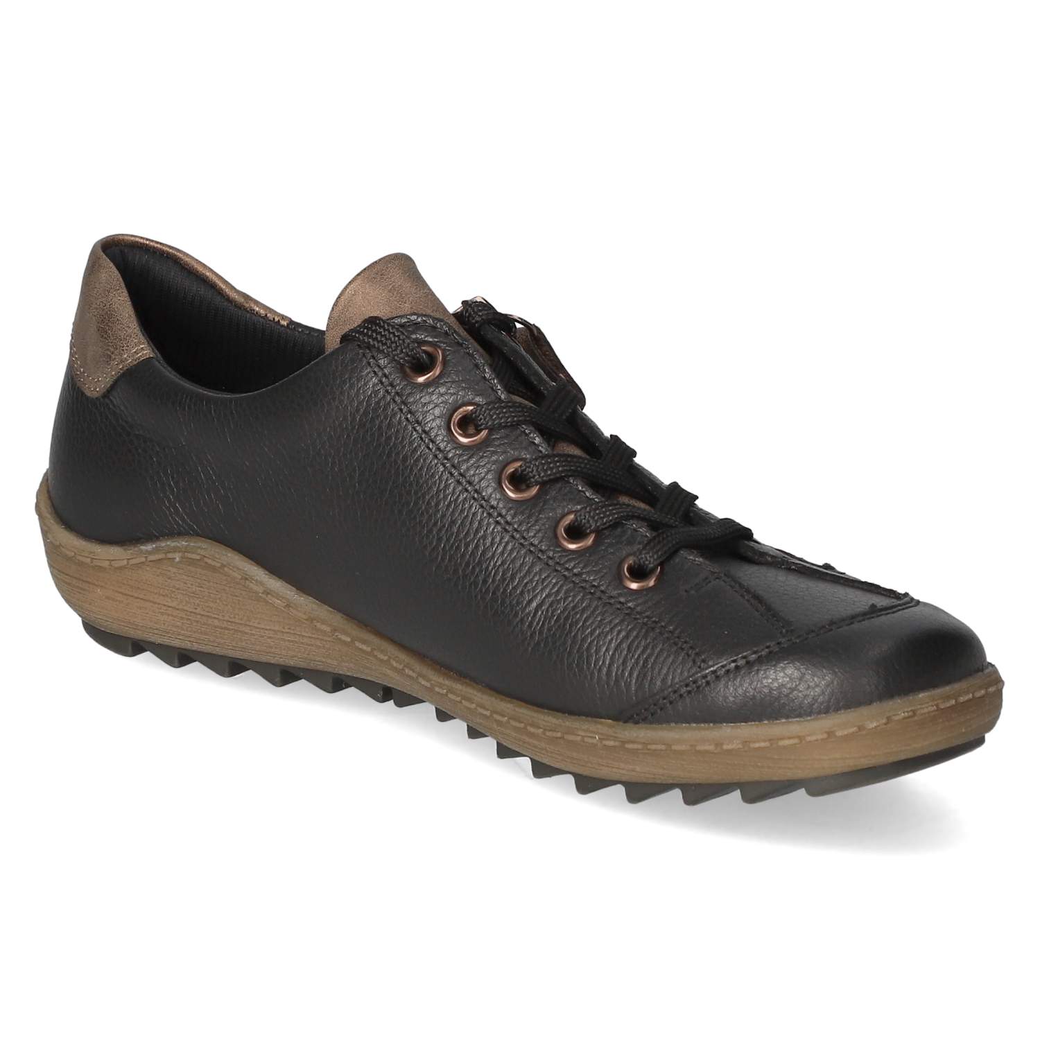 Remonte Halbschuhe - schwarz/braun