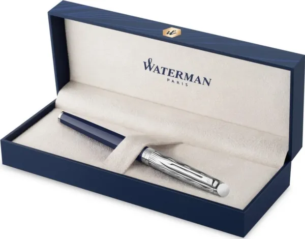 Waterman Hémisphère, Blå, Blå, Lak, Fin, Gaveæske, 1 stk