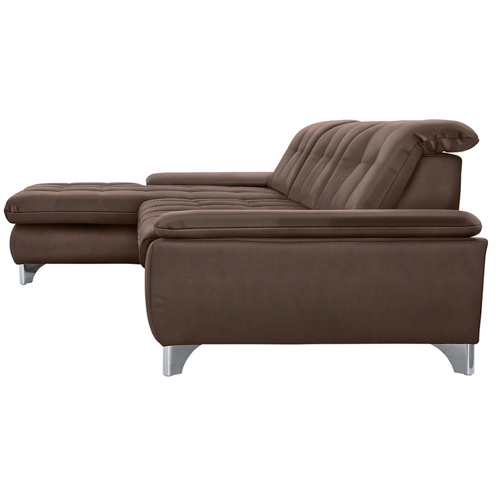 polsterpower Ecksofa - Saddle nougat - Basismodell - Recamiere links