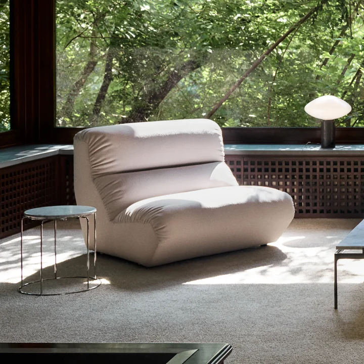 &Tradition - Hi Lo AV54 Einzelmodul, Sessel, blau (Stoff Kvadrat Gentle 0733)