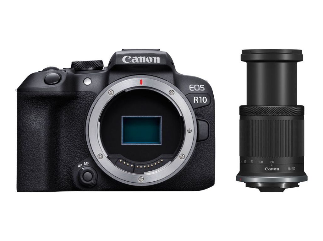 MÁQUINA FOTOGRÁFICA CANON EOS R10   OBJECTIVA RF-S 18-150MM F3.5-6.3 IS STM