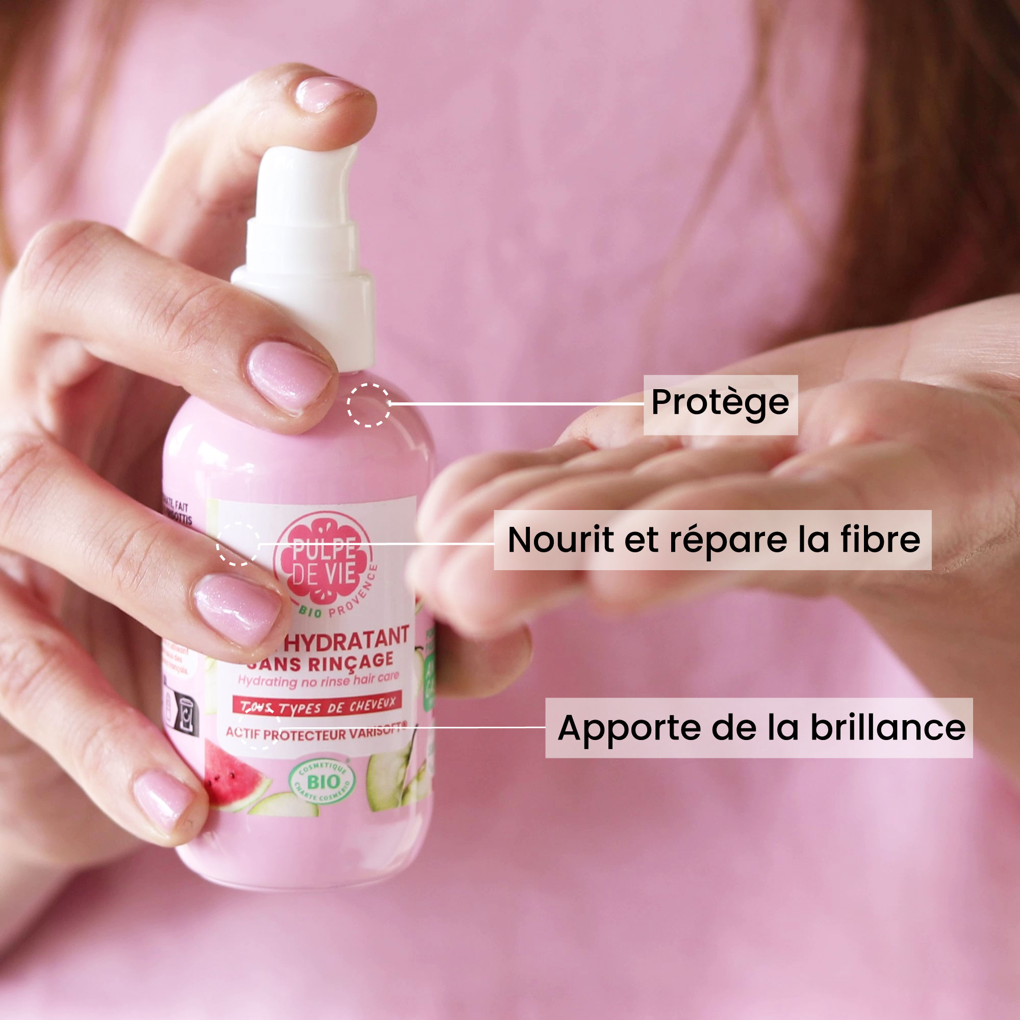 Soin Cheveux Hydratant Sans Rinçage