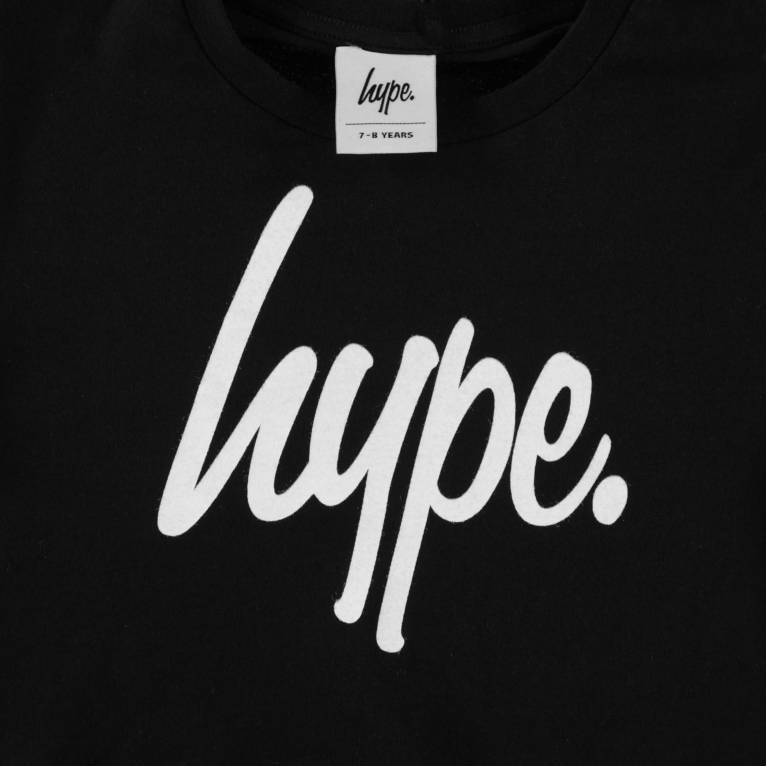 Hype Script Kids Crop T Shirt