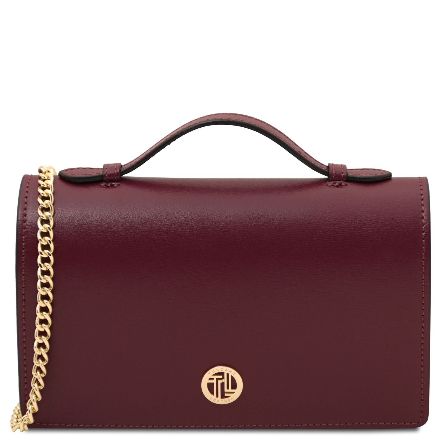 TL142505 – Opera – leren Clutch with chain strap