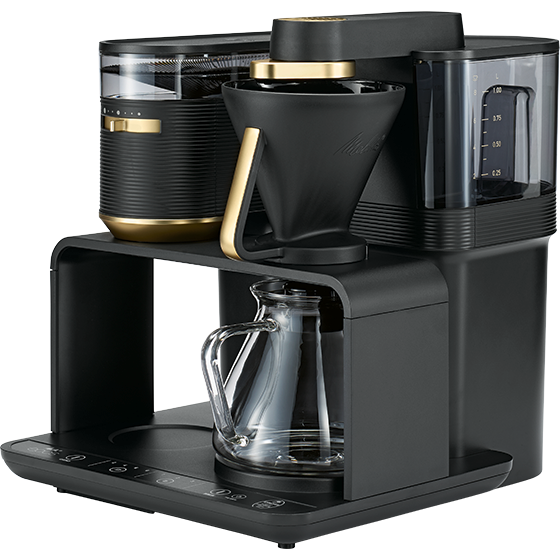 EPOS®|Filterkaffeemaschine Schwarz-Gold