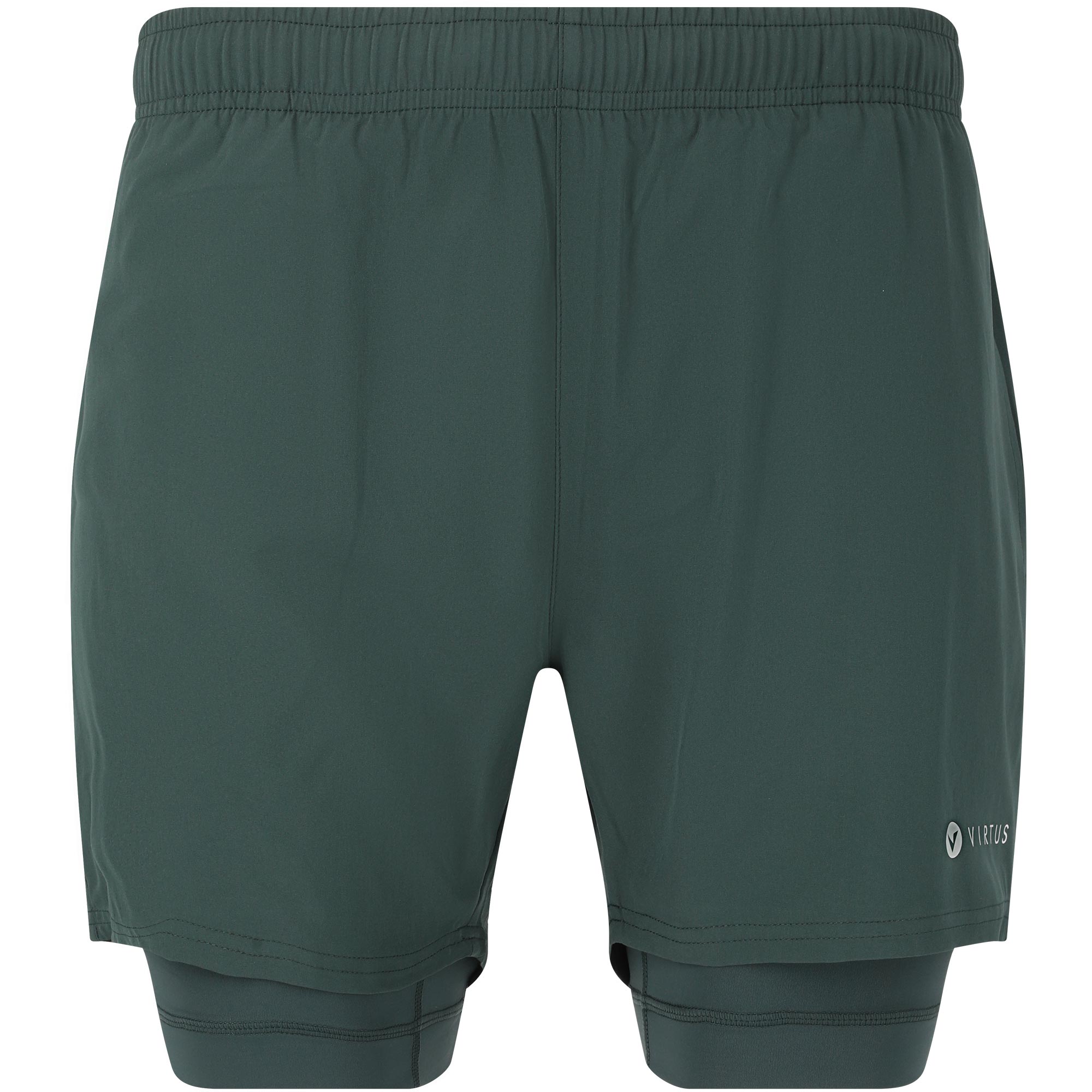 Virtus Zayne M 2-in-1 Shorts Herren dusty forest